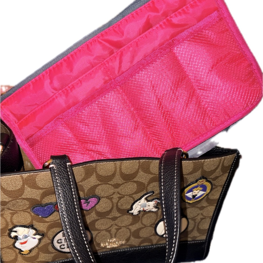 Coach x Disney Signature Canvas and Black Leather Tote - Bad Girls Club Patch - Picture 4 of 10